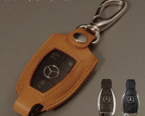 名入れ スマートキーケース 本革 レザー メルセデス・ベンツ A B C CLA