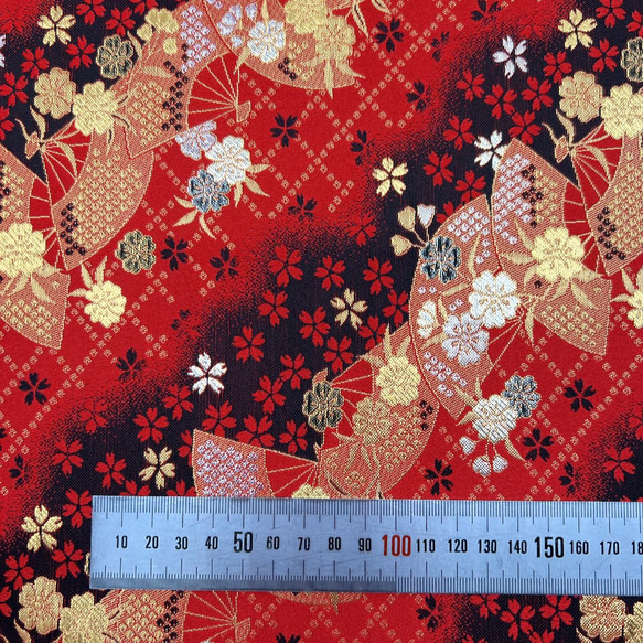 ［新品］西陣織 金襴 生地 はぎれ 和柄 京都 70×30カットクロス 4枚目の画像