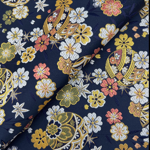 新品］西陣織 金襴 生地 はぎれ 和柄 京都 70×30カットクロス