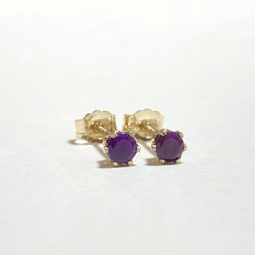 スギライト・14kgf☆petit.bijouピアス ピアス（スタッド・一粒