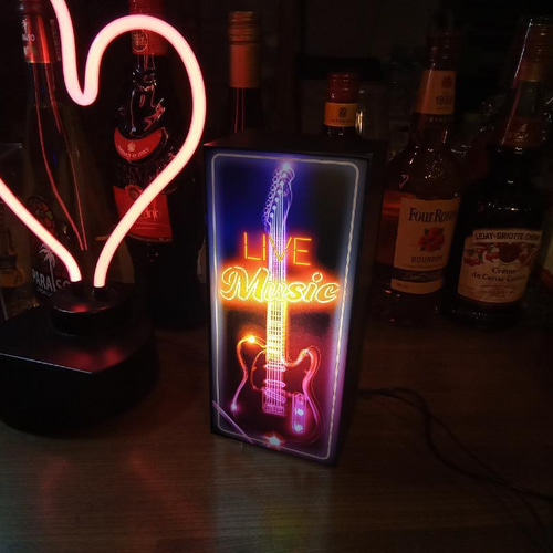 Amazon.co.jp: Lサイズヘビーメタル ハードロック ギター 看板