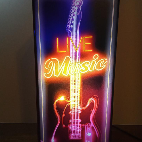 【LIVE MUSIC】LEDネオンサイン ギター インテリア照明 ルームライト LIVE MUSIC】LEDネオンサイン ギター インテリア照明 ルームライト