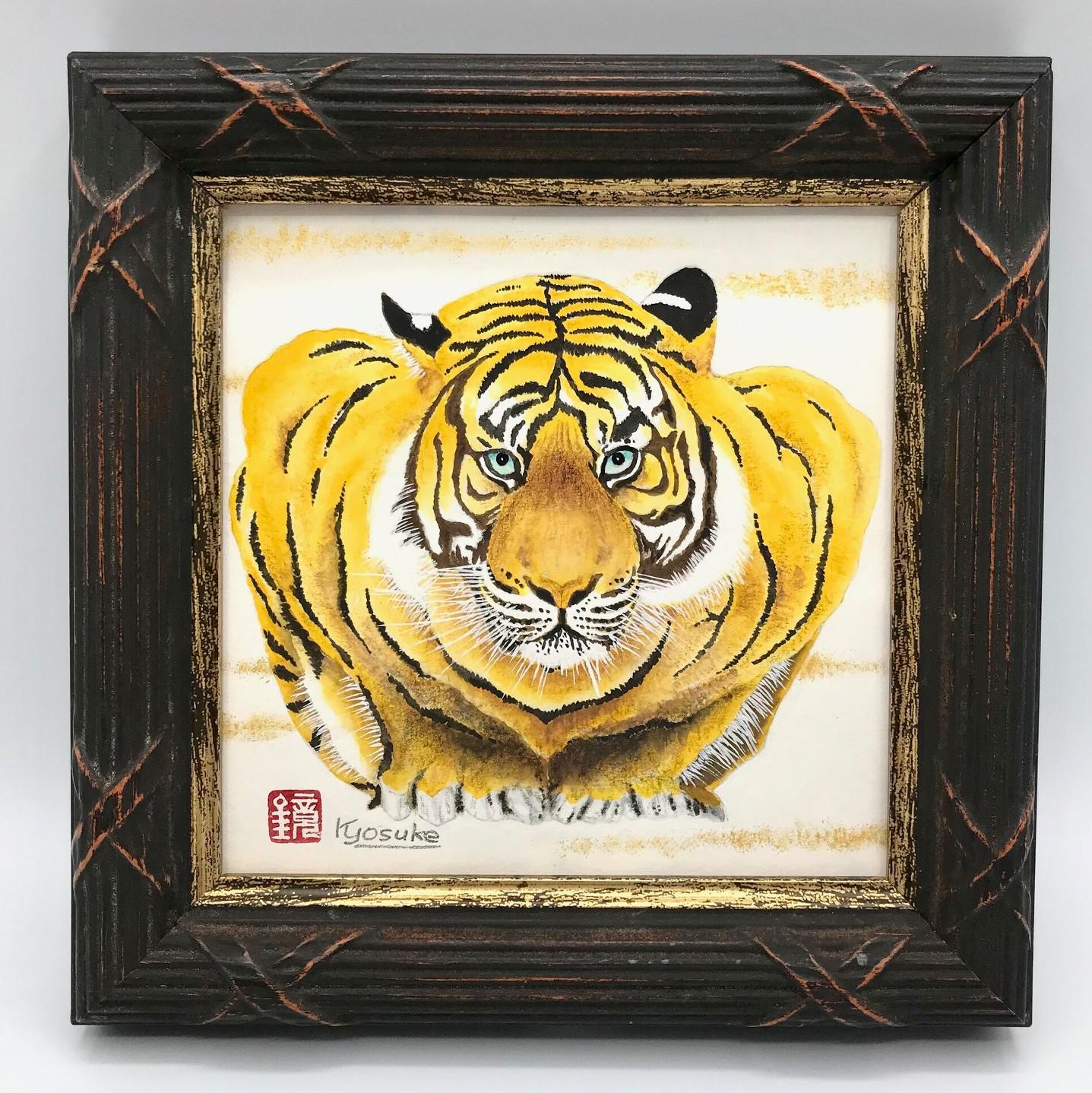 虎さんからごあいさつ　第２弾　スクェアバージョン　原画一点ものです。
