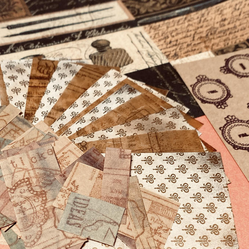 アリスのお気に入り ジャンクジャーナル紙素材・シールセット♪ その他  