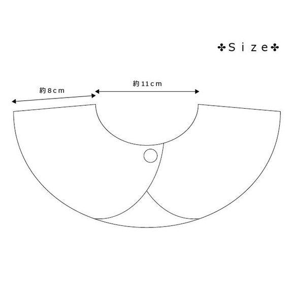 まるで付け襟❤️な360°リバーシブルスタイ。防水タイプ。ver.2.ベーシック無地全4色 6枚目の画像