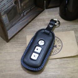 名入れ 無料 スマートキーケース 本革 ホンダ スーパーカブ C125等