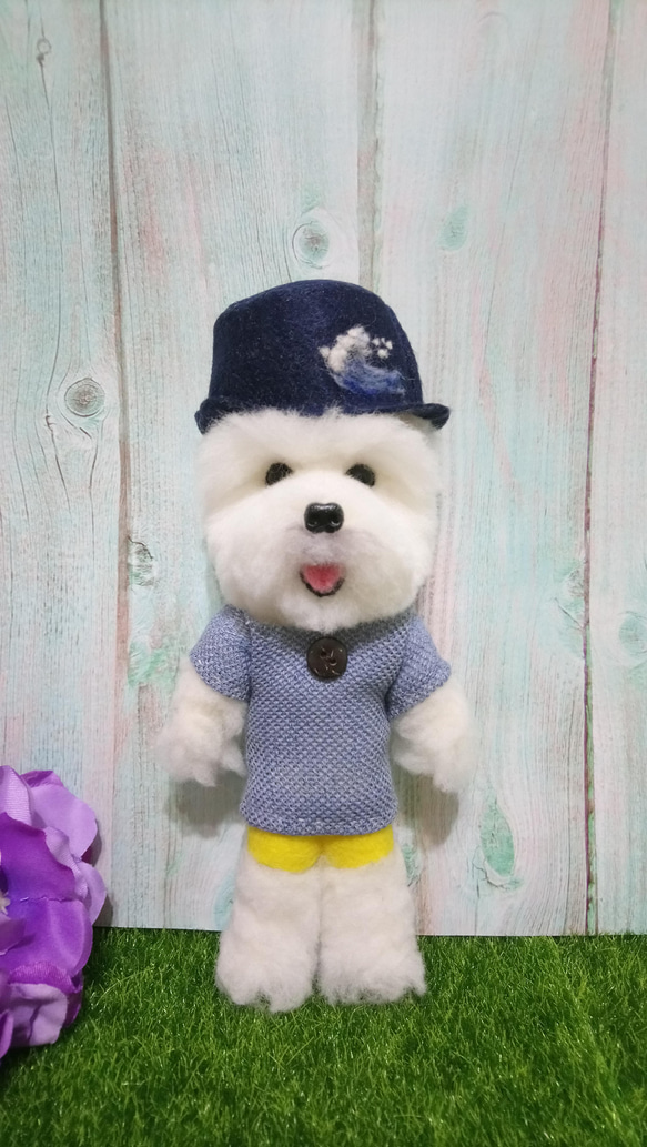 羊毛氈娃娃/擬真寵物/擺飾/公仔/玩偶 第1張的照片