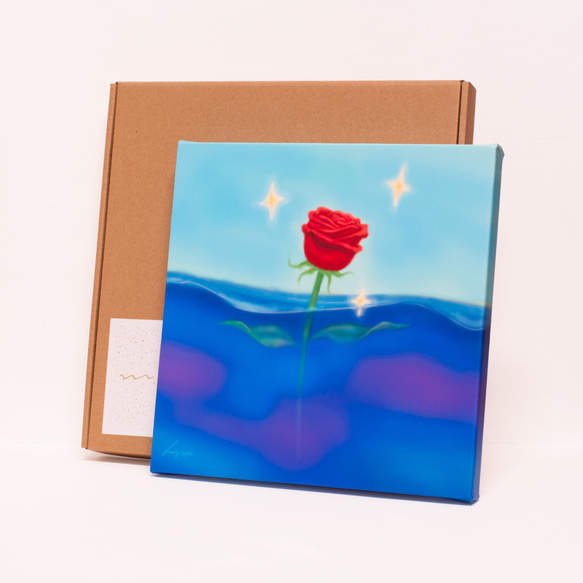 牆上的夢境 #8_海上的玫瑰 / 藝術微噴 無框畫 / 限量 數位版畫 第3張的照片