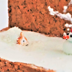 ﾌｫﾄﾌﾚｰﾑ【雪だるまと柴犬のおしり】 3枚目の画像