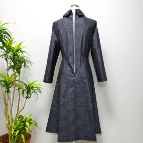 ◉専用2点おまとめお値下げ！未着　着物リメイク　ロングワンピース、パンツセット 型紙いらずの着物リメイク 2Way楽しめるシャツワンピース | 松下