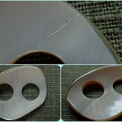 Okinawan turbomarmoratus 2 孔零件 φ12.5 mm 變形四邊形② 第17張的照片