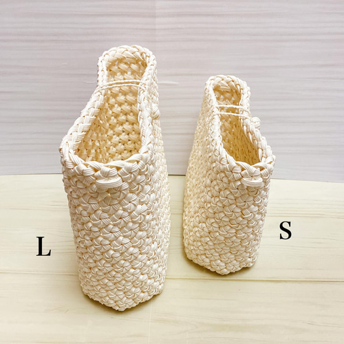 クラフトバンドの花結びショルダーバッグs ショルダーバッグ Lilili