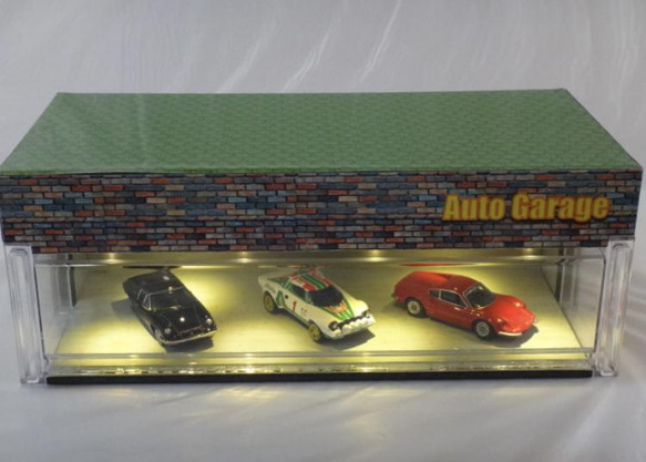 ミニカー 1/64 ジオラマ In-③ 低かっ ガレージ ミニカー 1/64 ジオラマ In-③ 低かっ ガレージ