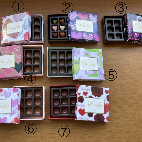ミニチュアバレンタインチョコレート その他置物 mini 通販