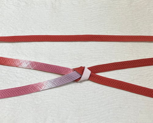 帯締　くみひも　着物　手組　ハンドメイド 手組帯締め「増花」 —————————————————————————— 高麗組をアレンジした