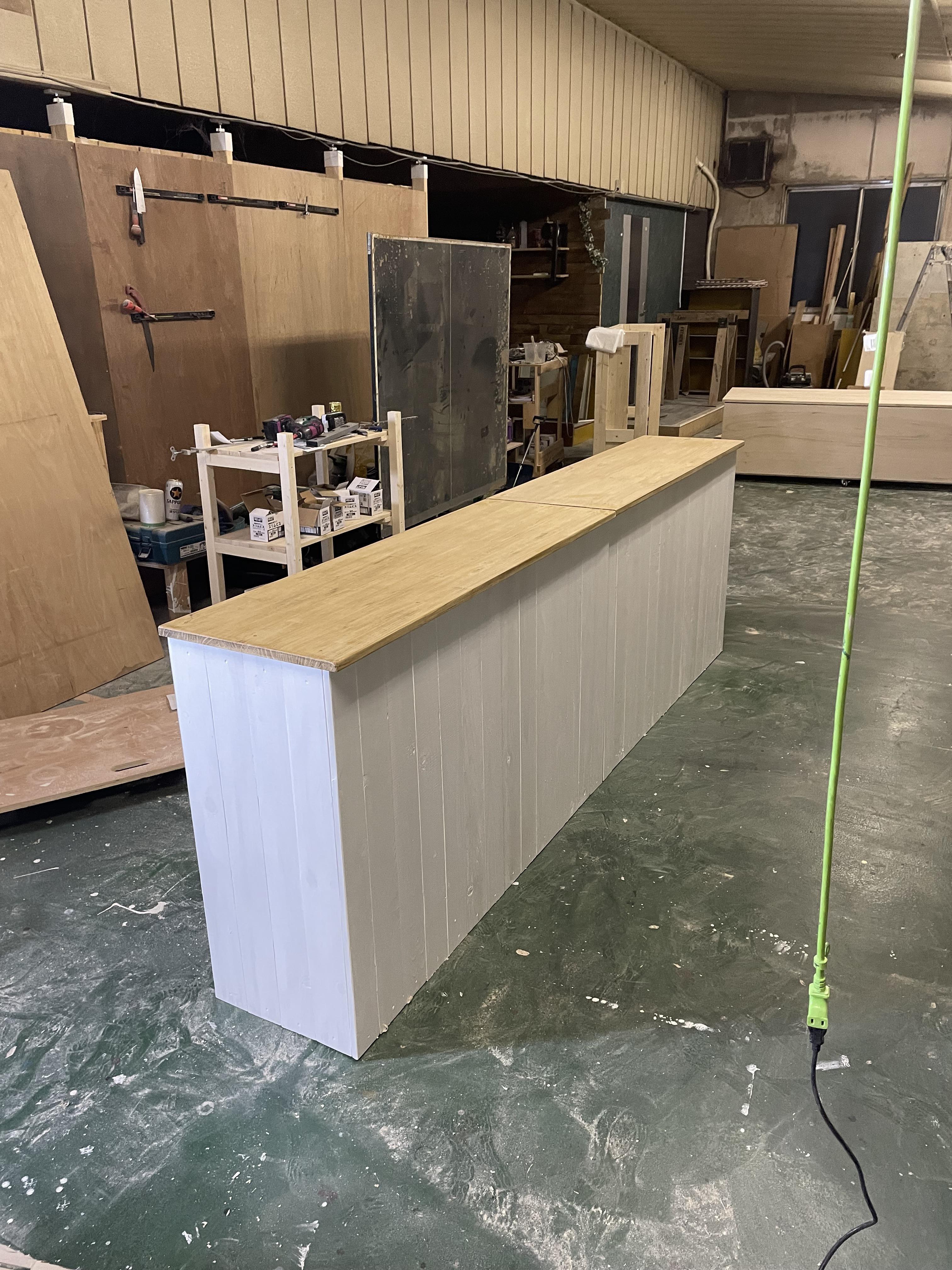 【フラット】カウンター　2連結　180✖︎高さ85✖︎奥行き40センチ