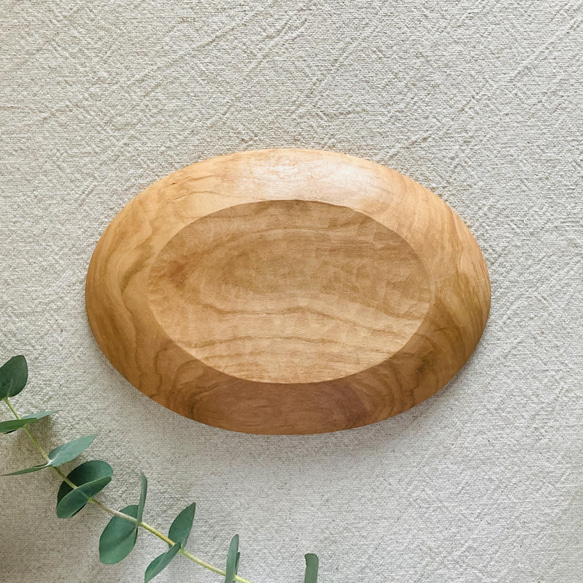 木のオーバル皿（ヤマザクラ）#OD-YZ-02 2枚目の画像