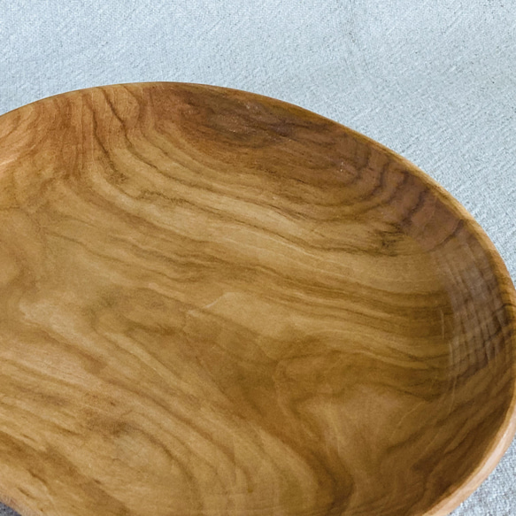 木のオーバル皿（ヤマザクラ）#OD-YZ-02 5枚目の画像
