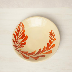 壺屋焼 幸陶器 『赤絵デイゴ』9寸皿 やちむん 大皿 幸陶器 通販