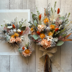 パンパスグラスと小花いっぱいのナチュラルブーケ　 13枚目の画像