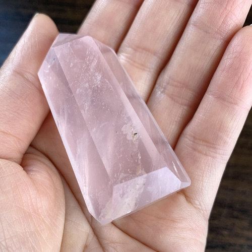 高品質AAA ローズクォーツ ポイント その他置物 SAKURA STONE