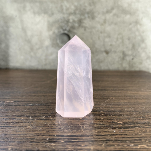 高品質AAA ローズクォーツ ポイント その他置物 SAKURA STONE