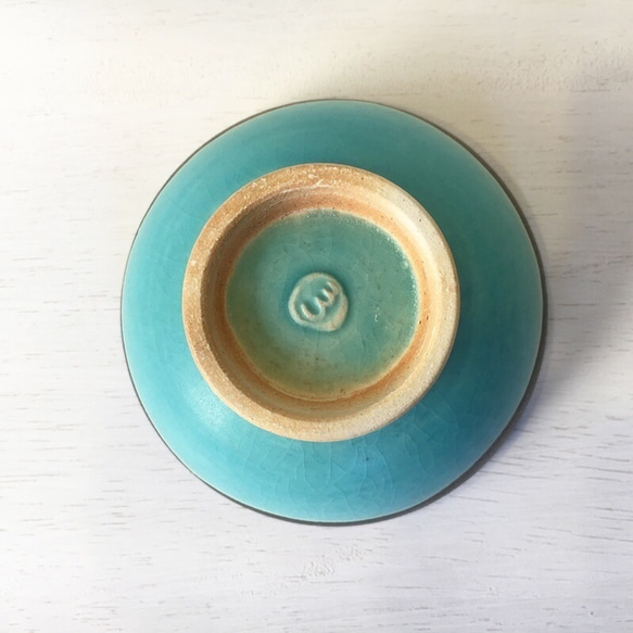 『受注生産』　星空のご飯茶碗(L) トルコマット釉　shin. pottery studio 簡易不織布ラッピング無料 5枚目の画像
