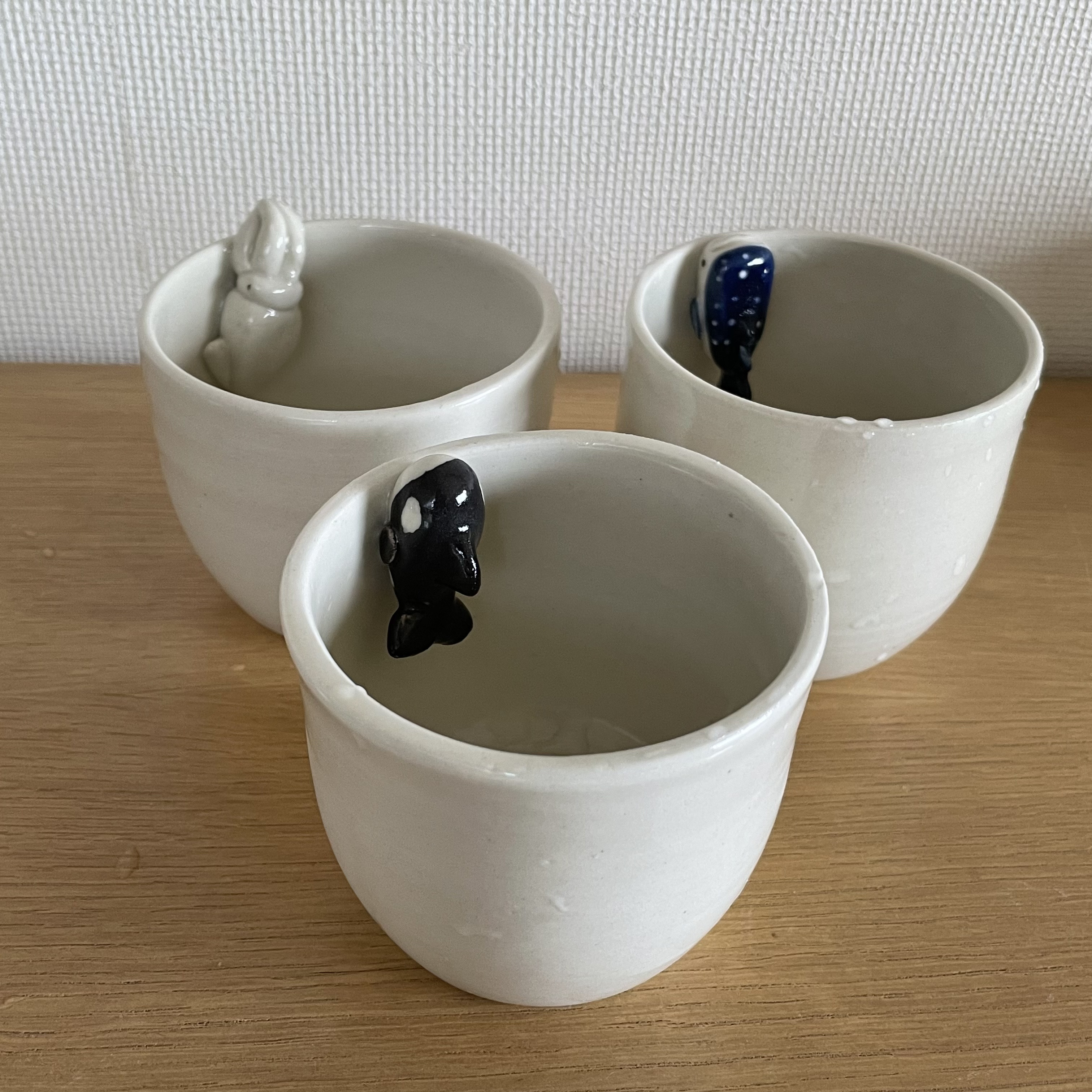 海の生き物の蕎麦ちょこ（フリーカップ プレゼント） おちょこ