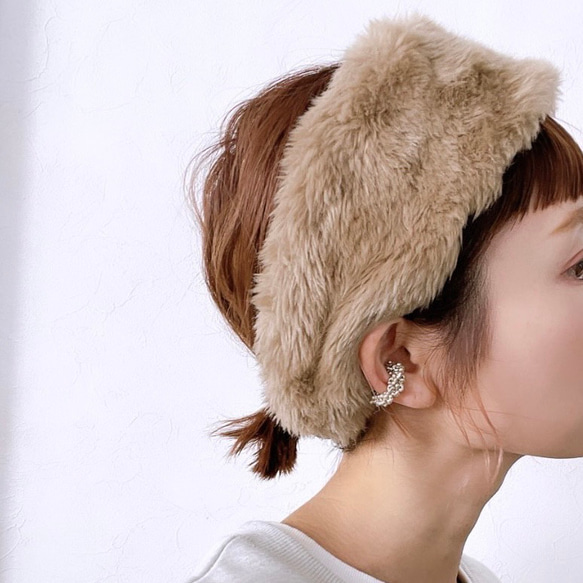 3日以内に発送✨【カラーが選べる◎】もこもこターバン 国産フェイク