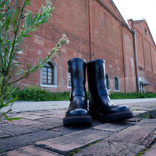 ENGINEER BOOTS Keel ブラック パターンオーダー [受注生産] ブーツ