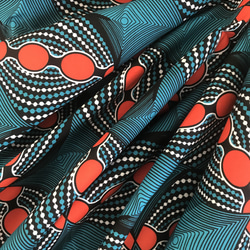 ◆110cmx100cm◆アフリカ生地　布　アフリカンファブリック　ワックスプリント　ハンドメイド　小物作り【P-02】 4枚目の画像