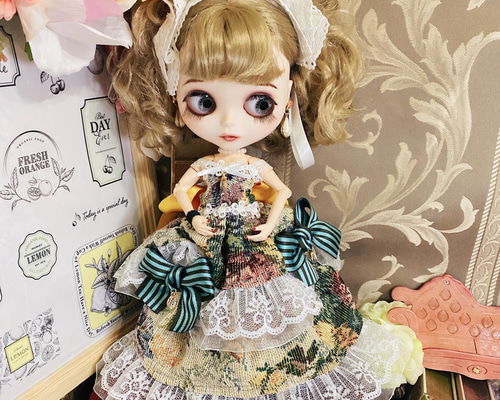 リカちゃん服　722 オフショルダーセットアップ リカちゃん服 722 オフショルダーセットアップ リカちゃん 服 オフ