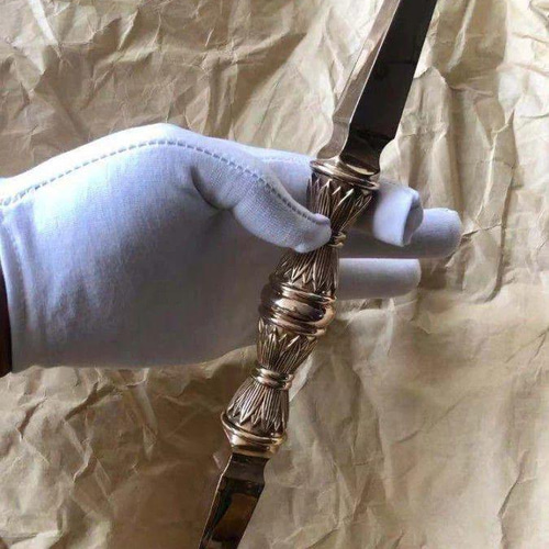 密教法具 真言宗 法器 独鈷杵 金剛杵 真鍮製 32cm チベット法器 真言宗 セット 独鈷杵 三鈷杵 五鈷杵 金剛杵 真鍮