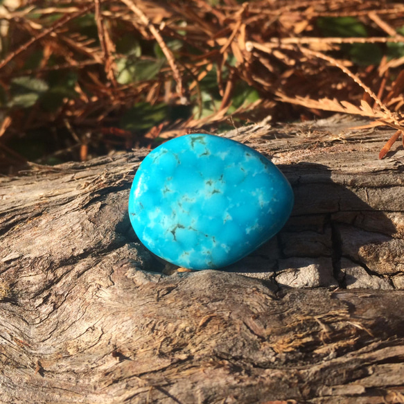 【SALE価格】キングマン 御守りターコイズ 自研磨品 SALE価格