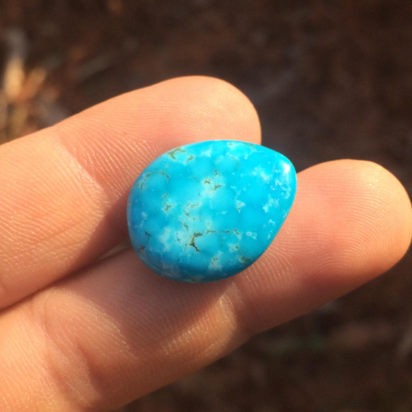 【SALE価格】キングマン 御守りターコイズ 自研磨品 SALE価格