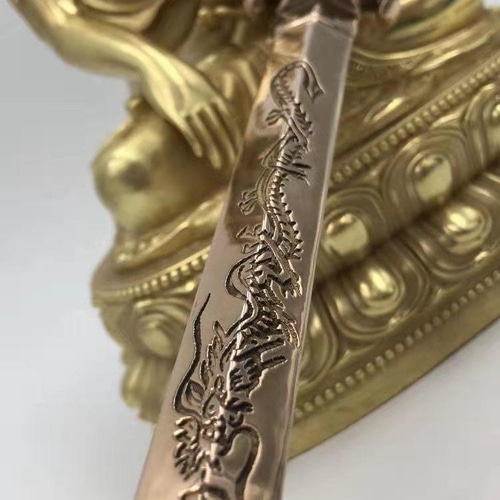 密教法具 真言宗不動明王剣 寺院用仏具 真鍮製 32cm その他 密教法具 真言宗不動明王剣 寺院用仏具 真鍮製 32cm その他