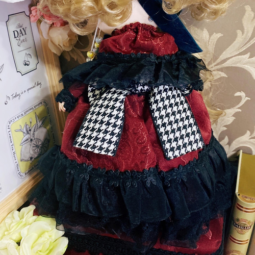 ローゼンメイデン風 真紅のドレス 第五ドール ドール服 ロングドレス