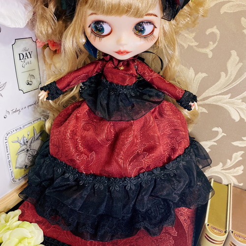 ローゼンメイデン風 真紅のドレス 第五ドール ドール服 ロング ローゼンメイデン風 真紅のドレス 第五ドール ドール服 ロング