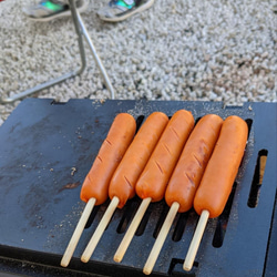 ヘラ付 焼き名人 キャプテンスタッグ ピッタリサイズ 極厚鉄板 ③6.0mm 6枚目の画像