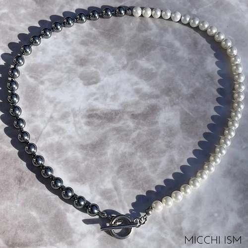 パールネックレス 大人 チョーカー ロング 流行り マンテル Tバー  