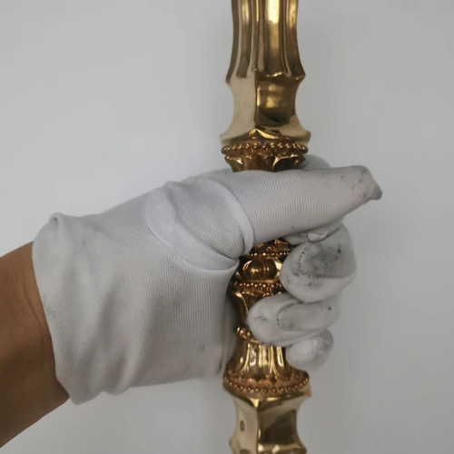 密教法具 四大明王金剛杵 独鈷杵 寺院用仏具 真鍮製 vajra 23cm その他