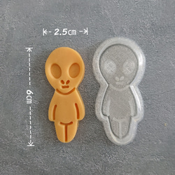 【クッキー型】宇宙人 2枚目の画像