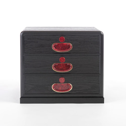 くうたろう✨金庫付き✨ からくり箪笥 総桐からくり金庫箪笥【黒呂色】朱塗 その他家具 浅野タンス 通販