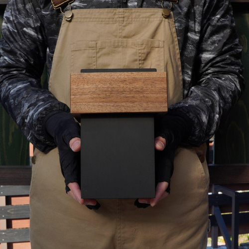 ナチュラル、モダンなダストボックス ゴミ箱 卓上タイプ 木製【受注