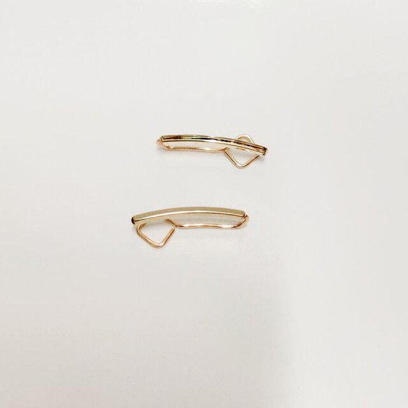 まるでﾋﾟｱｽ＊さりげなく*おしゃれ上級者 * ➖ｽﾀｲﾘｯｼｭﾗｲﾝ➖  ✨こだわり金具✨痛くない！挟むだけ！の✨ｽﾄ 8枚目の画像