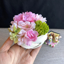 ひな祭り アレンジメント 造花❣️めーちゃん❣️２つセット‼️ フラワー雑貨 - Search / X