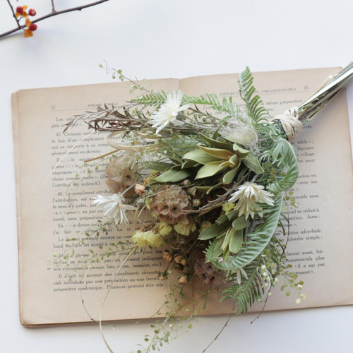 ドライフラワーナチュラルスワッグ❁