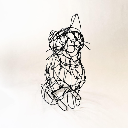 S.don⭐︎　招き猫　/  ワイヤーアート S.don⭐︎ 招き猫 / ワイヤーアート ワイヤークラフト ワイヤー