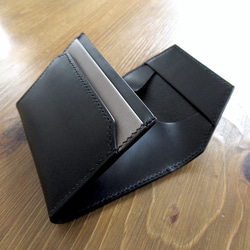 コンパクト財布　手縫い　小さい財布　ミニ財布　手のひらサイズ　革財布　ブッテーロ　Maine マイネ　革財布　 7枚目の画像