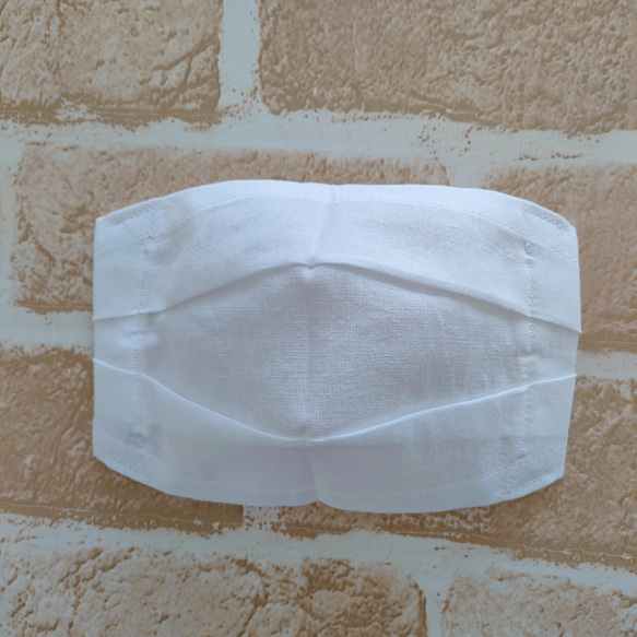 1枚仕立てﾏｽｸｶﾊﾞｰ★不織布マスクカバー　ますくかばー　さらし布　立体　インナーマスク　2枚重ね　コットン　天然素材 5枚目の画像
